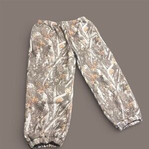 Men's Gray Camouflage Jogger Sweatpants